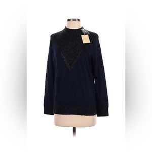 Haute Hippe long sleeve beaded sweater